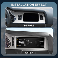 Pantalla HD de 10.25 Pulgadas 1280*480, 4G, 8 Núcleos, CarPlay Integrado, Navegación GPS, Actualización del Panel de Instrumentos para Q7 2006-2015