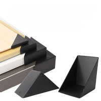 Protecteur d'angle en verre de 2 à 12 mm, noir et blanc, adapté pour protéger le verre ou l'emballage des dommages causés par les chocs
