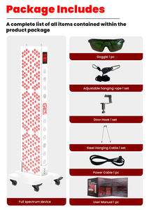 Máquina de Painel de Luz Vermelha GLPE APO-360 OEM para Corpo Inteiro com 7 Comprimentos de Onda 630nm 660nm 810nm 830nm 850nm 940nm 1060nm para Alívio da Dor em Casa - Product Image 6