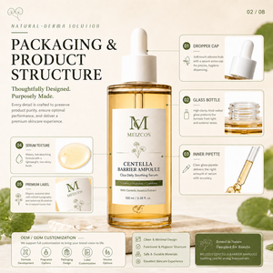 MEIZCOS Ampolla Barrera de Centella 100ml, Suero Calmante de Cica, Esencia Facial Hidratante Ligera para el Cuidado de la Piel Sensible y Propensa al Acné - Product Image 5