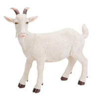 Statue de mouton en résine faite à la main, résistante aux intempéries, figurine animale pour la décoration extérieure de pelouse et de jardin