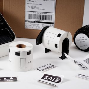 Etiquetas de Papel Blanco Sin Recubrimiento Compatibles con Brother DK-1209 (1.1 x 2.4), para Impresoras de Códigos de Barras y Direcciones, <span class=keywords><strong>QL</strong></span>-600, <span class=keywords><strong>QL</strong></span> 810w, <span class=keywords><strong>QL</strong></span> 820NWB - Product Image 2