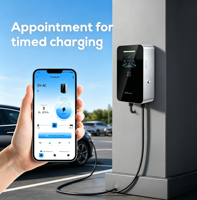 Borne de recharge pour véhicules électriques OCPP2.0.1 intelligente, étanche, sur pied, 7-22 kW, pour usage public et commercial, avec certifications CE et RoHS