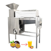 Automatische granaatappel-passievrucht ontvulpingsmachine, schil- en zaadseparator, passievruchtensap-extractiemachine
