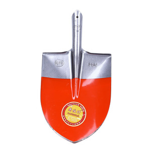 Laohuoji Steel Shovel 1Kg Square Scoop Orange-Red Agricultural Use - Product Image 4