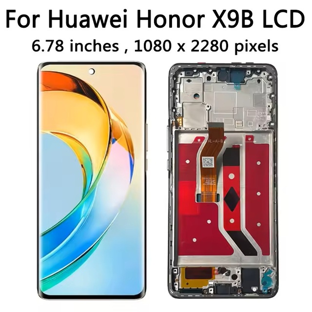 WEEKNOW Factory Customized 6.78" Super AMOLED Display Screen Touch Digitizer for for Honor X9b ALI-NX1