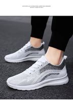 Chaussures de course légères et respirantes pour hommes, semelle antidérapante résistante à l'usure, baskets de marche décontractées et athlétiques