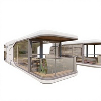 Cabine mobile personnalisable en usine, résistante au froid, pour habitation, jardin, hôtel extérieur, entièrement assemblée