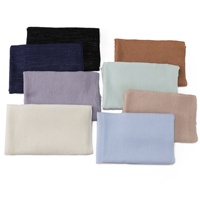 Vente en gros de foulards pour femmes, nouveaux foulards en coton argenté doux, longs, froissés, scintillants, à paillettes, à franges, foulards gratuits