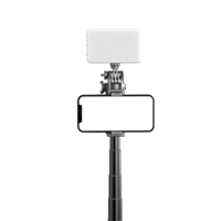 D10 Clip de poche Portable lumière de remplissage température de couleur réglable 3000-9000K 3000mAh batterie multi-ports pour l'éclairage de téléphone portable d'appareil photo