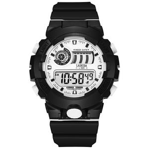 Montre pour enfants LASHIDA, sportive et tendance, multifonctionnelle, étanche, affichage LED lumineux, alarme, phase lunaire numérique, cadeau pour enfant - Product Image 5