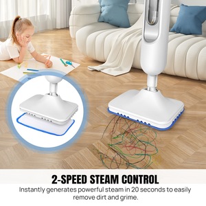 Nettoyeur vapeur électrique blanc 1500W, réservoir d'eau 400mL, outil de nettoyage vapeur pour sols domestiques, chauffage détachable en 25 secondes - Product Image 5