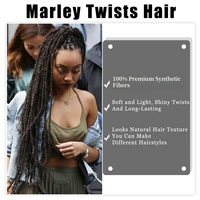 Vente en gros Extensions de cheveux tressées en vrac Afro Kinky Curly de qualité supérieure tissages de cheveux synthétiques avec un design unique au crochet