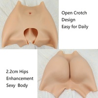 Culottes sexy en silicone pour femmes avec rehausseur de fesses réaliste, sous-vêtements grande taille, formes de poitrine, fesses artificielles en silicone
