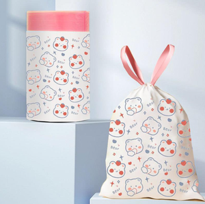 Vente en gros de revêtements de poubelle de cuisine personnalisés emballage sacs à ordures de fécule de maïs alimentaire sac à déchets compostable - Product Image 1