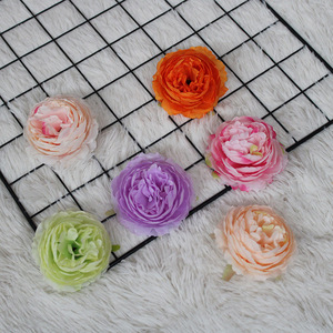 Tête de fleur de pivoine en soie artificielle de style européen pour décoration murale de mariage - Product Image 2
