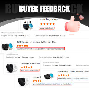 Coussins respirants en mousse à mémoire de forme pour soulager la douleur <span class=keywords><strong>sciatique</strong></span> et <span class=keywords><strong>coussin</strong></span> d'assise et oreiller en gel en forme de U pour personnes en surpoids - Product Image 4