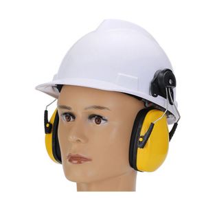 Protectores Auditivos Plegables para Construcción, Material ABS y PU, Orejeras de Seguridad con Reducción de Ruido para Casco - Product Image 1