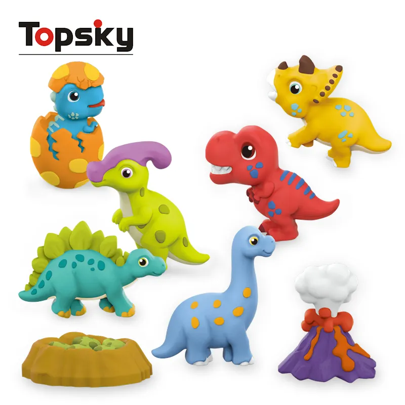 La più recente attività creativa fai da te fatti a mano pittura animale giocattoli giocattolo dinosauro Kit da disegno arti e mestieri giocattoli educativi per bambini