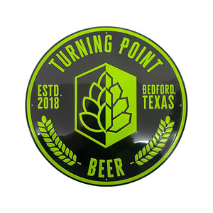 تصميم مخصص علامة تجارية مصنع الجعة علامة البيرة علامة معدنية المعول علامة القصدير ديكور علامة معدنية القصدير - Product Image 1