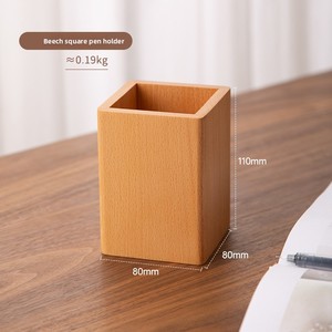 İskandinav tarzı katı siyah ceviz ahşap kalemlik uzaktan kumanda saklama kutusu işık lüks <span class=keywords><strong>PC</strong></span> ofis organizatör masası oturma odası için - Product Image 6