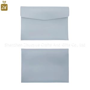 A4 Business Documents Quick Ship Blue Notebook Pad Bag for Office School Faux Leather <b>Files</b> <b>Organizer</b> - Product Image 4