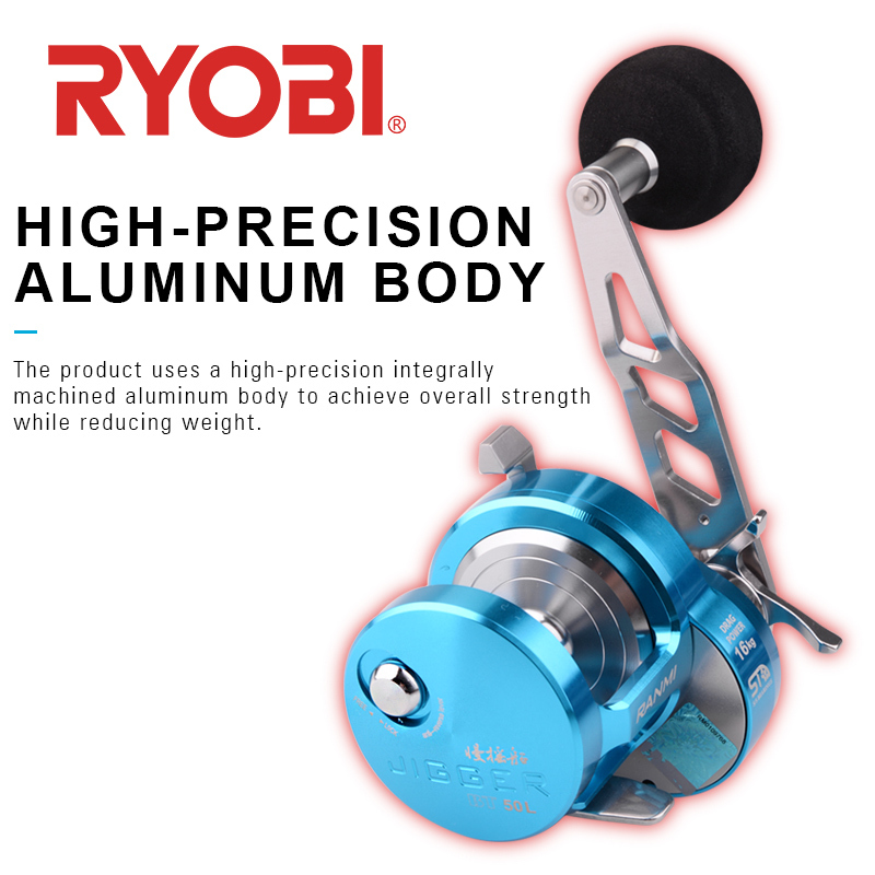 RYOBI RANMI JIGGER BT50 Slow Jigging Metal Tackle Big Game Fishing