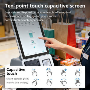 Nueva Máquina de Facturación de Autoservicio para Restaurantes de Comida Rápida, Pantalla Táctil Resistiva de 10 Puntos, Terminal POS Android, USB 2.0, 1080p - Product Image 4