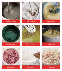 6 Réglage de la vitesse 220V 1600W Portable mortier bétonnière perceuse avec tige pour mélanger le coulis peinture boue plâtre - Product Image 6