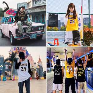 Maillots de basket-ball <span class=keywords><strong>Boston</strong></span> <span class=keywords><strong>Celtics</strong></span> 11, Lakers 24 23, Brooklyn Nets 7, Bulls 23, uniformes de basket-ball unisexes en matériau PU, <span class=keywords><strong>maillot</strong></span> d'entraînement - Product Image 5