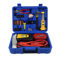 Kit d'outils d'urgence de pompe à pneu de voiture rechargeable à dynamo de conception moderne de qualité supérieure avec prise 220v avec extincteur à pompe