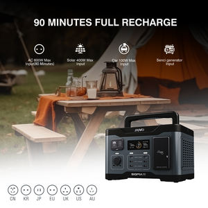 Station d'alimentation de secours Senci OEM ODM Lifepo4 600w <span class=keywords><strong>268wh</strong></span> Stockage d'énergie solaire Utilisation en cas d'urgence en camping - Product Image 2