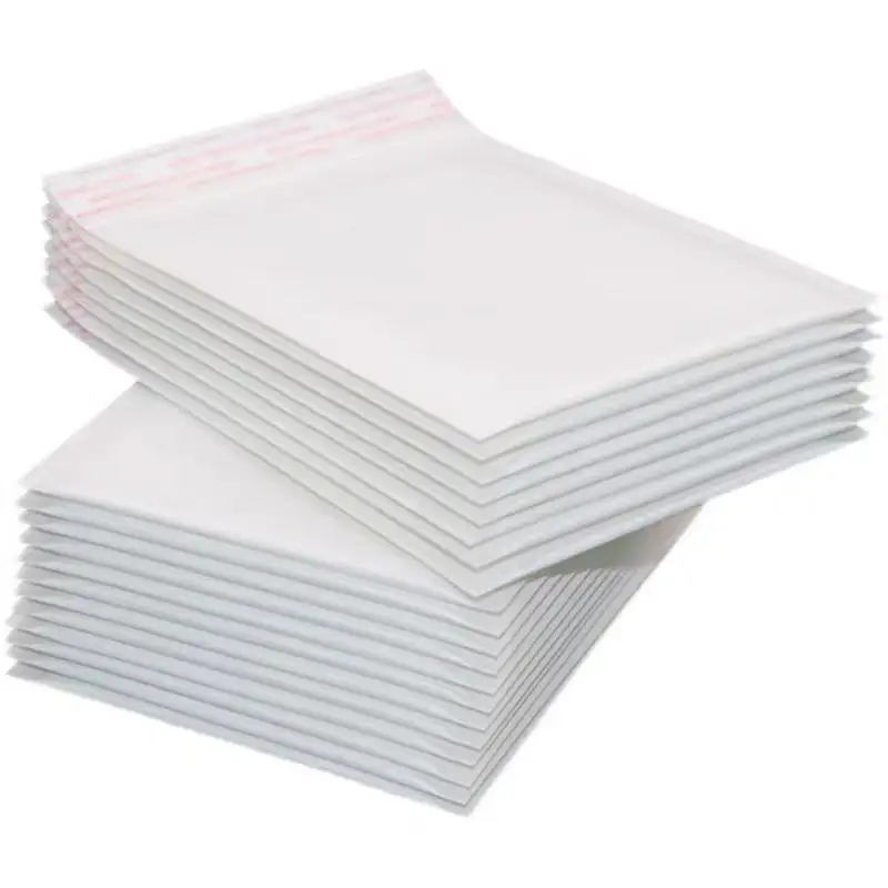 Günstige wasserdichte weiße Kraft papier Blase gepolsterte Umschläge Mailer Taschen für den Versand