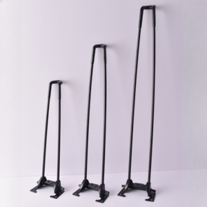 Chân bàn gấp bằng kim loại đen, thiết kế hiện đại bằng sắt, dùng cho nhà ở, văn phòng và phòng khách. - Product Image 2