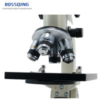 XSP02 Student Teaching Optical Microscope with 4-Objective Set 4X 10X 40X 100X