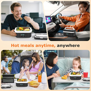 Rechargeable 1.5L Acier Inoxydable  Chauffage Rapide Auto-Chauffant Boîte À Lunch Portable Boîte À Lunch Sans Fil pour Enfants - Product Image 6