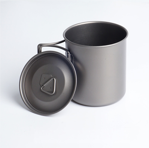 TA1 Titanlegierung Europäischer Stil Ganzjahres-Überlebens-Outdoor-Kochtopf & Pfannen Camping-Set 500-teilig <span class=keywords><strong>STARCAMP</strong></span> HX-TKT03 - Product Image 2