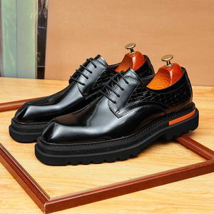 Zapatos de Vestir de Negocios de Ante de Cuero Vacuno de Primera Capa para Hombre, los Más Vendidos, Zapatos Monk, Zapatos de Alto Rendimiento - Product Image 3