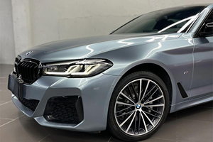 Film vinyle PET bleu Somato haute brillance 7,5/8,5 mil avec technologie Air Release, auto-réparant, anti-rayures, pour covering automobile en rouleau, vente en gros - Product Image 3