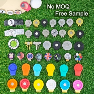 Magnetic Hat Clip Only for <b>Golf</b> Ball Marker Magnetic Caps Divot Hat Stainless Holders Repair Bling Hats Iron Clip Creative Tools - Product Image 4