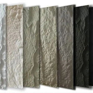 Panneau mural en <span class=keywords><strong>pierre</strong></span> artificielle en polyuréthane, imitation <span class=keywords><strong>pierre</strong></span>, imperméable et ignifuge, prix direct d'usine, moderne, pour l'extérieur des hôtels - Product Image 1