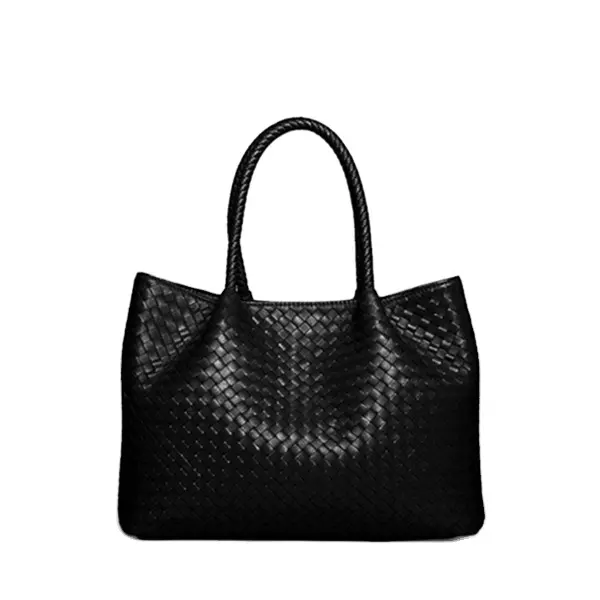 2022 High Quality Europe Style Leather Rattan Hobo Bag Import From China Manufacturers