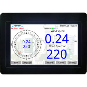 HY-DISPLAY-NMEA display console para protocolo NMEA0183 para GILL VAISALA <span class=keywords><strong>YOUNG</strong></span> anemômetro ultrassônico sensor de vento marítimo - Product Image 1