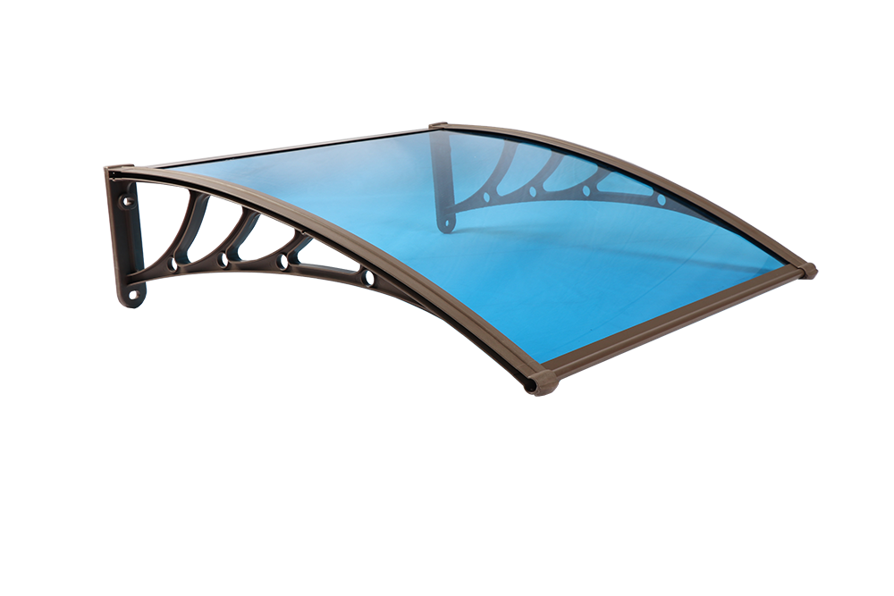Brown bracket blue board