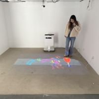 Jeux interactifs de projection au sol pour enfants, équipement publicitaire pour aires de jeux intérieures et parcs d'attractions