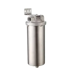 SS 304 Stainless Steel filtration system housing Filter BB Big Blue 10''x4.5'' 20''x4.5'' inch Water Filter housing