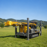 Machine de forage de puits d'eau diesel hydraulique pour l'alimentation en eau des villages