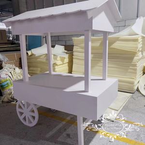 Lovely White <strong>Sweet</strong> <strong>Cart</strong> BABY Shower Candy <strong>Cart</strong> Design Made by Occasions Furniture - Product Image 4