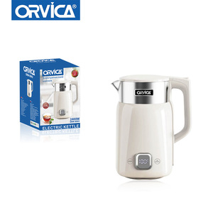 Bouilloire électrique transfrontalière ORVICA, en acier inoxydable, thermos domestique à arrêt automatique. - Product Image 1