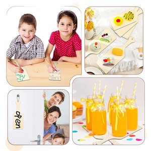 Mini planche à découper en bois avec poignée, bloc de découpe rectangulaire en bois pour la cuisine, le service et la décoration DIY - Product Image 5